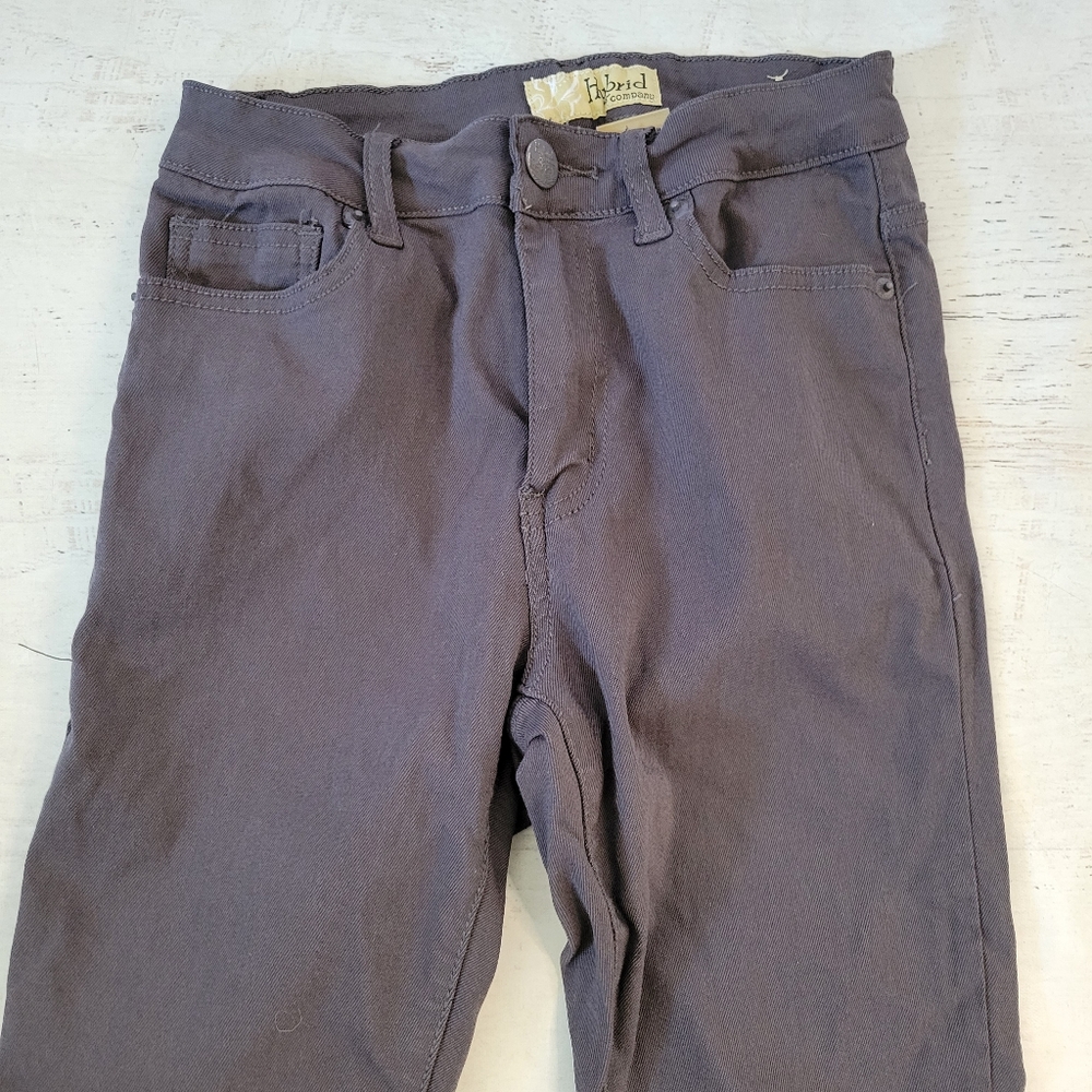 Hybrid & company stretch gray skinny jeans size medium